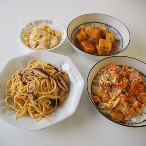 ４品がおいしく出来ました☺