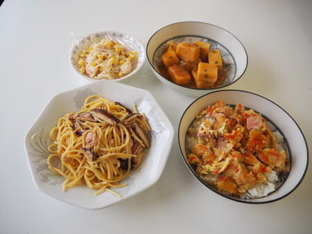 ４品がおいしく出来ました☺